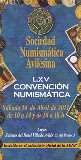 LXV Convención Numismática en Avilés, 16 de abril