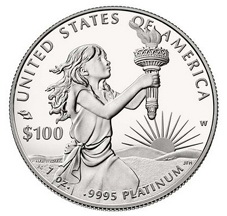 American Eagle 2014 en Platino