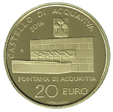 La Fontana de Acquaviva en el Castillo sanmarinés de Monte Cerrato