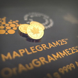Royal Canadian Mint presenta el Gold Maple Leaf en un gramo de oro puro