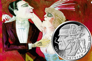 Otto Dix, el artista alemán del “Neue Sachlichkeit” en 20 euros plata