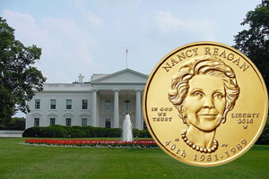 Nancy Reagan “Primera Dama” en 10 dólares oro