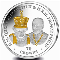 Moneda de una onza para conmemorar la Boda Real