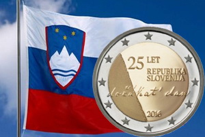 25 Aniversario de la Independencia de Eslovenia en 2 euros