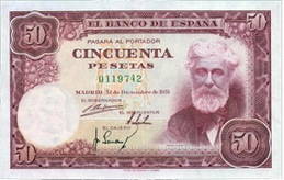 Santiago Rusiñol: El último billete de 50 pesetas (1951)