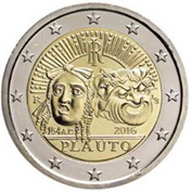 Italia recuerda a Plauto en 2 euros
