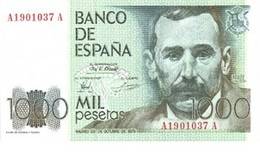 Las emisiones de 1.000 y 5.000 pesetas de 1979 y su particular letra A-A