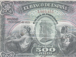 Más datos sobre el billete de 500 pesetas del 28 de enero de 1907