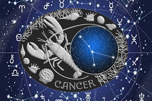 Macedonia y el signo zodiacal de Cáncer en color