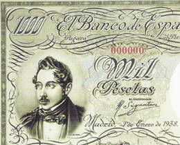 Los billetes españoles de Thomas de la Rue durante la República