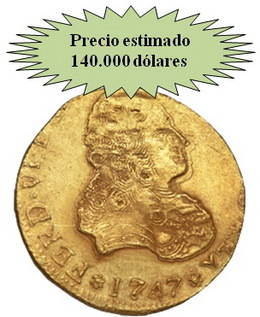 'Repóker de monedas españolas en la subasta de Heritage Rare Coins'