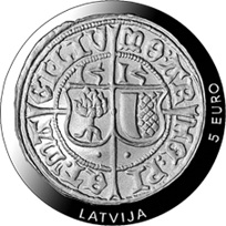 El ferding en plata de Livonia del siglo XVI