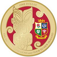 El rugby protagoniza la nueva moneda neozelandesa.