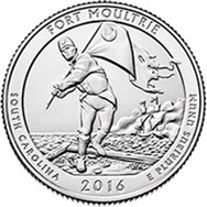 Fort Moultrie en “America the Beautiful Quarters”
