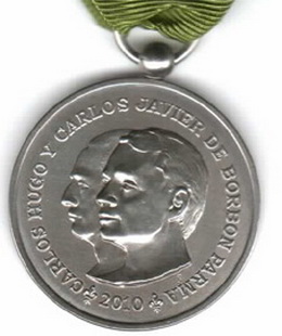 Medalla conmemorativa del II Simposio de Historia del Carlismo en Avi y Berga