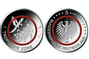 Alemania prepara la emisión la moneda de 5€ “Zona Tropical”