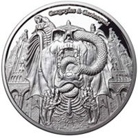Nueva serie de monedas de plata: Gargoyles & Grotesques