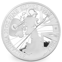 La nueva moneda Britannia es la más grande hasta ahora