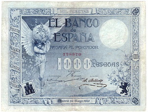 Subasta XXVI online de Numismática Pliego, sólo billetes