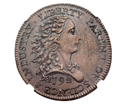 Centavo subastado por Heritage Auctions en 517.000$
