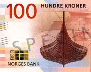 La historia marítima de Noruega, en sus nuevos billetes