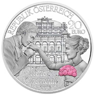 Baile de la Ópera de Viena, encuentro de color de rosa
