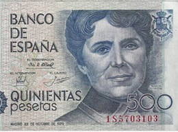 Rosalía de Castro: El último billete de 500 pesetas