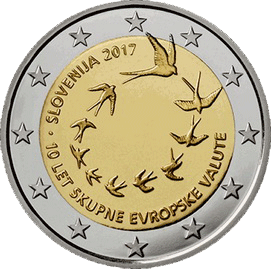 Décimo Aniversario del Euro en Eslovenia