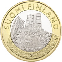 El erizo y el escudo de Uusimaa, provincia de Finlandia