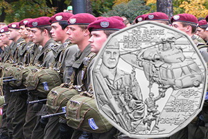 60 Años de Ejército Federal en Austria: “Una fuerza del bien” en 5 euros plata