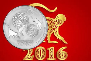 El “Año del Mono” de Niue en 1 onza de plata