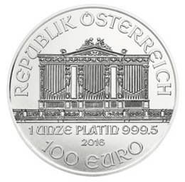 El mundialmente famoso bullion “Filarmónica de Viena” ahora en platino