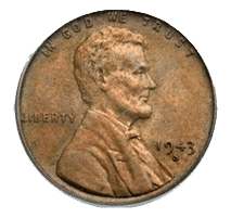 Heritage Auctions subastó el centavo de bronce de 1943-S por 282.000$