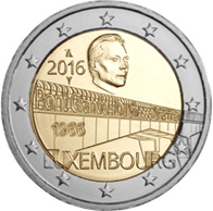Puente “Gran Duquesa Carlota” en 2 euros de Luxemburgo