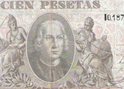 Las fascinantes 100 pesetas de 1940 “Cristobal Colón”, serie I, última emitida