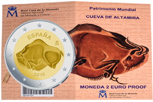 A la venta la carterita de 2 euros “Cueva de Altamira”