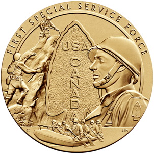 Medalla de Oro del Congreso para la “Fuerza Especial USA-Canadiense”
