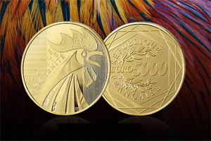 El “Gallo 2014”, símbolo de la numismática francesa