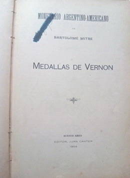 “Las Medallas de Vernon”, de Bartolomé Mitre