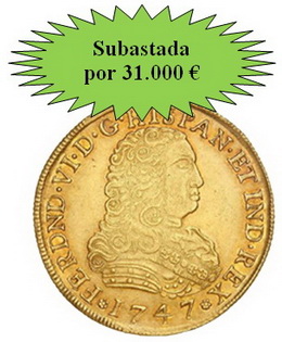 Excelentes pujas y remates en la Subasta Numismática de Hervera, Soler&Llach