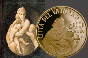 Vaticano cierra el programa de emisiones 2014 con la “Caridad”