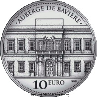 El Albergue de Baviera en 10 euros plata y 15 euros oro de Malta