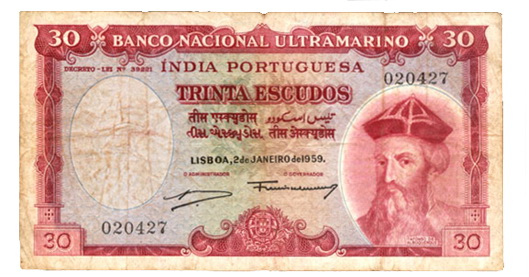 India Portuguesa, 30 Escudos de 1959