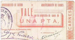 Emisión de vales locales en Santander durante la Guerra Civil  