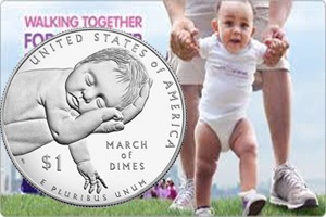 US Mint y la “March of Dimes” en pro de la salud de los bebés