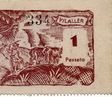 1 Peseta del Consell Municipal de Vilaller