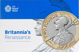 Vuelve Britannia bimetálica de 2 libras, ahora con nueva imagen de Isabel II
