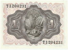 Billete de 1 peseta del 19 de Noviembre del año 1951, serie “T” última emitida
