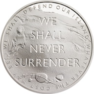 Alderney rinde homenaje a la oratoria de Winston Churchill en un set de plata