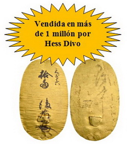 Más de 1 millón de euros por una moneda de oro japonesa subastada por Hess Divo